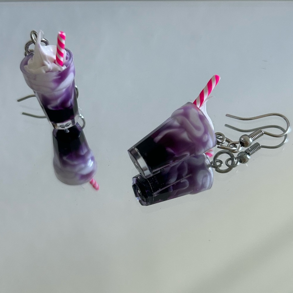 ♥️ I Blueberry Sundae Fashion Earrings